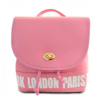 Trendy Women's Satchel With Letter Print and PU Leather Design